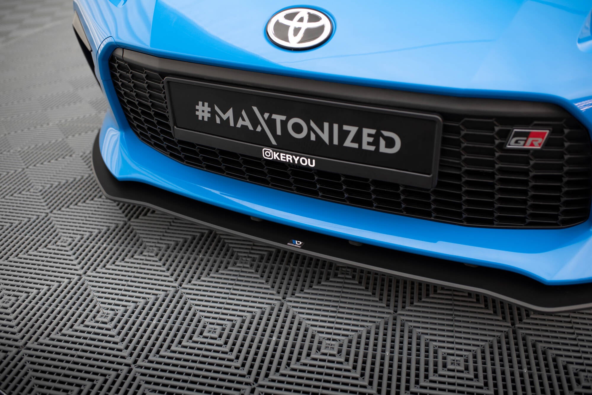 Maxton Design Street Pro Street+ Spoilerlippe Front Ansatz passend für V.1 passend für Toyota GR86 Mk1
