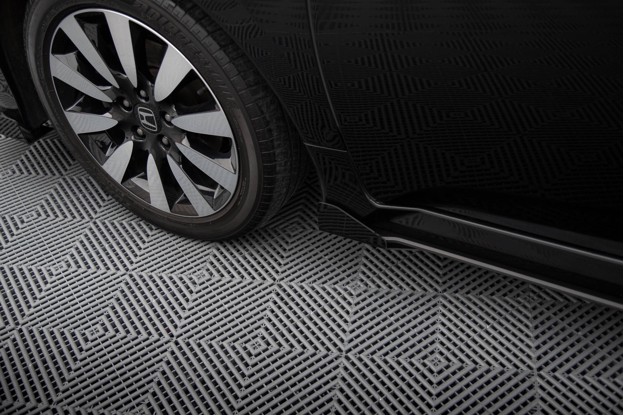 Maxton Design Seitenschweller Flaps passend für Honda Civic Mk10 schwarz Hochglanz