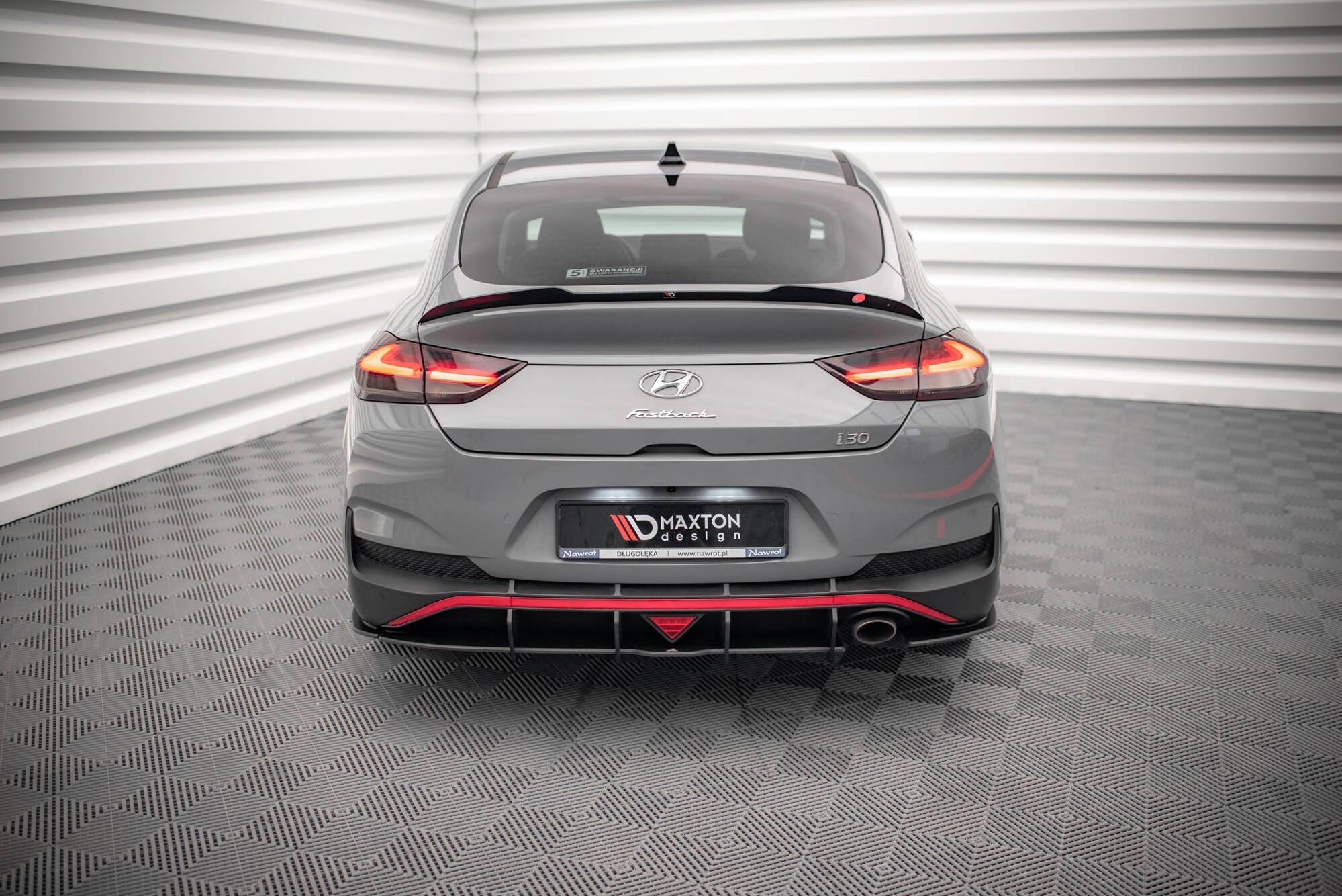 Maxton Design Street Pro Heckschürze passend für Hyundai I30 Fastback N-Line Mk3 Facelift