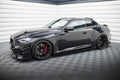 Maxton Design Street+ Seitenschweller Leisten passend für V.4 BMW M2 G87 schwarz Hochglanz