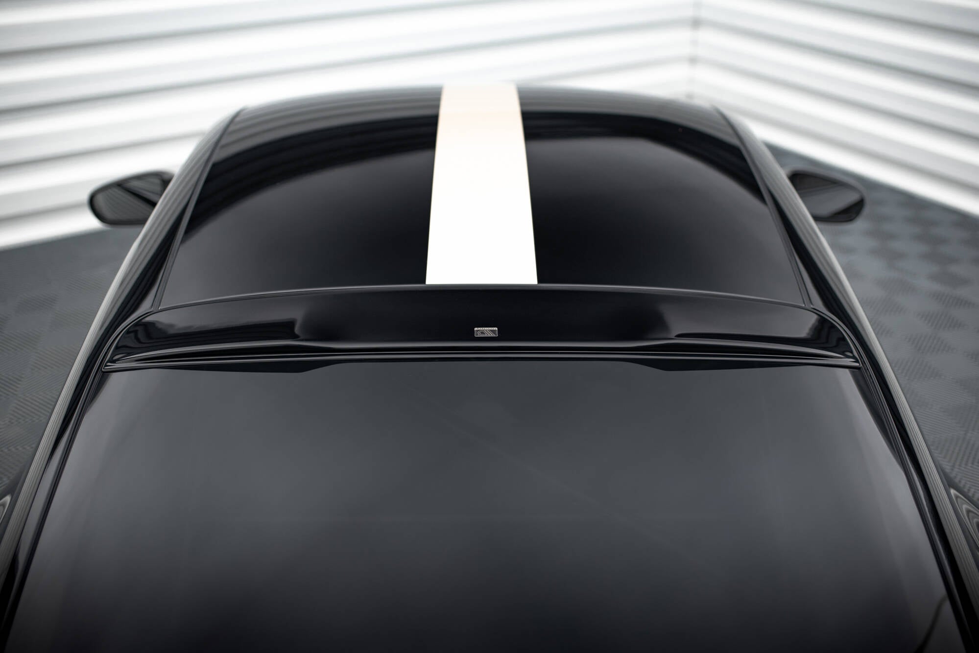 Maxton Design Heckscheiben Spoiler passend für Porsche 911 992 GT3 schwarz Hochglanz