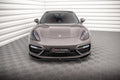 Maxton Design Street+ Spoilerlippe Front Ansatz V.2 passend für Porsche Panamera Turbo S E-Hybrid schwarz Hochglanz