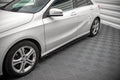 Maxton Design Street+ Seitenschweller Leisten passend für V.1 passend für Mercedes-Benz A W176 schwarz Hochglanz