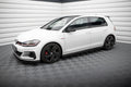 Maxton Design Street+ Seitenschweller Leisten passend für V.1 passend für VW Golf GTI / GTD Mk7 / Mk7 Facelift (breit) schwarz Hochglanz