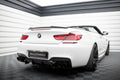 Maxton Design Spoiler CAP passend für BMW M6 / 6 M-Paket Cabriolet F12 schwarz Hochglanz
