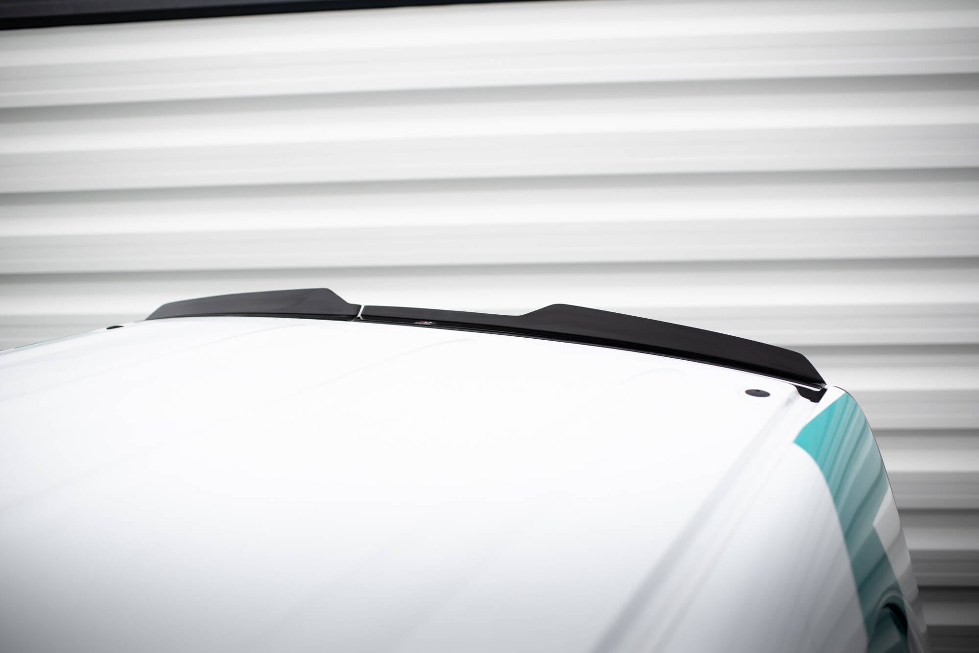 Maxton Design Spoiler CAP passend für Mercedes-Benz Citan Mk1 schwarz Hochglanz