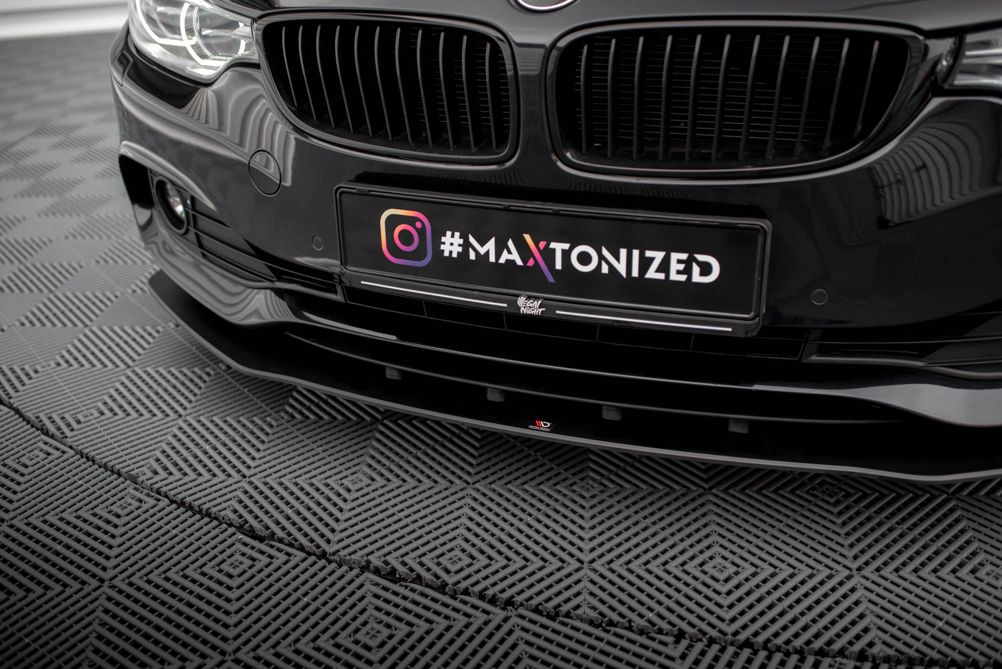 Maxton Design Street Pro Street+ Spoilerlippe Front Ansatz passend für BMW 4er Gran Coupe F36