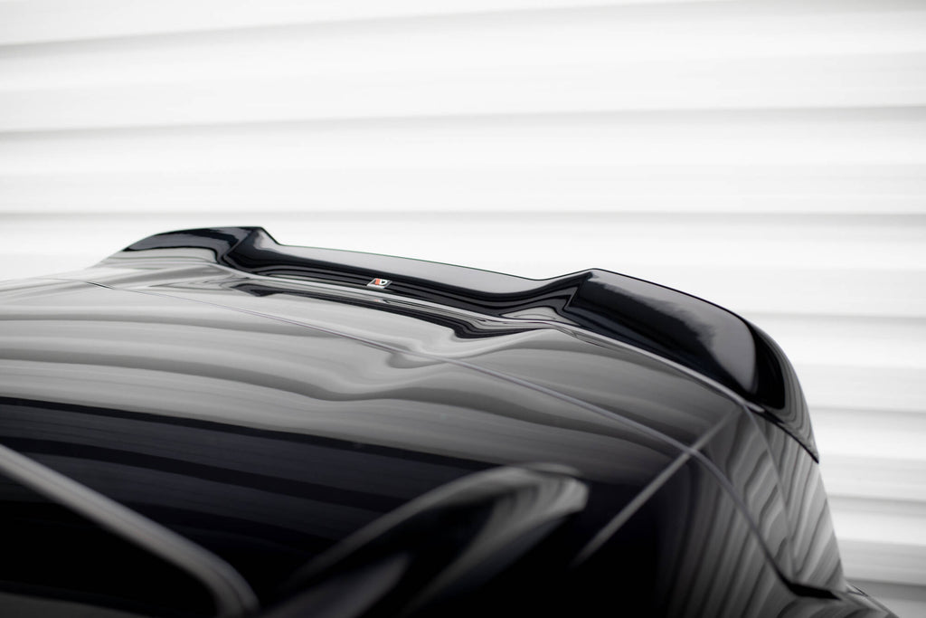 Maxton Design Spoiler CAP 3D passend für Porsche Cayenne Mk2 Facelift schwarz Hochglanz