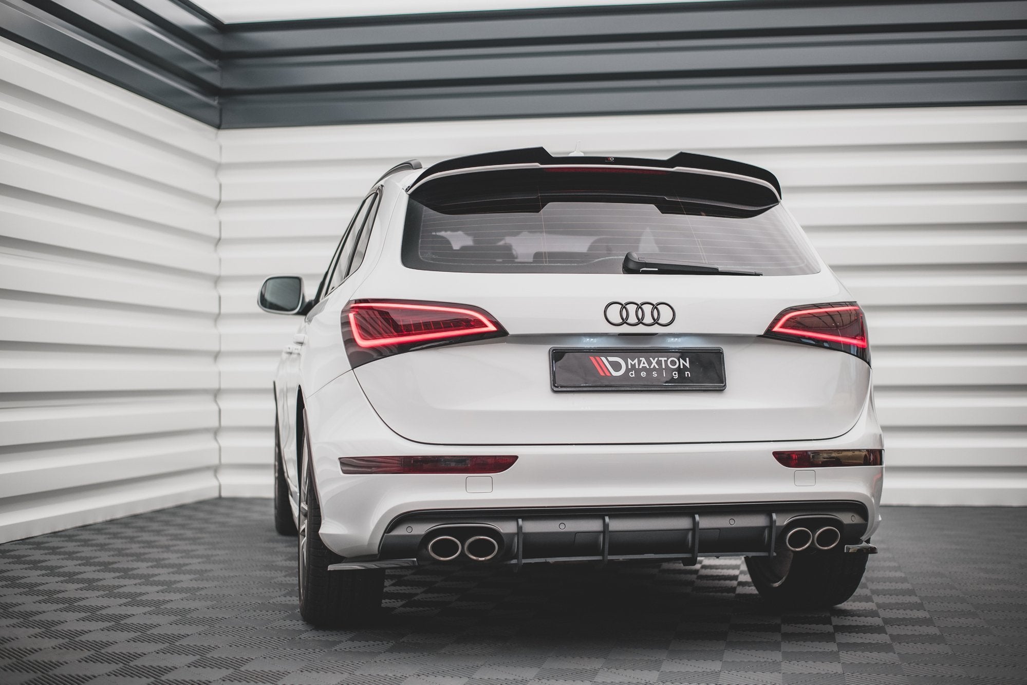 Maxton Design Street Pro Heckschürze passend für Audi SQ5 Mk1 (8R)