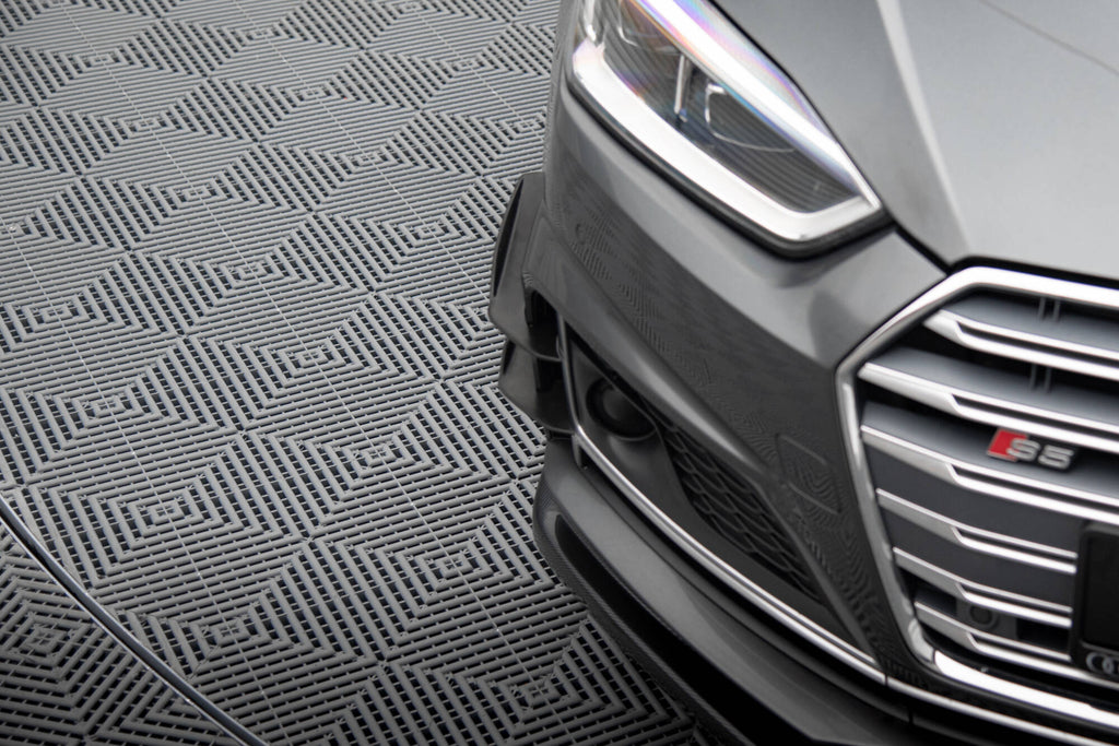 Maxton Design Stoßstangen Flaps Wings vorne Canards passend für Audi S5 / A5 S-Line Coupe / Sportback F5