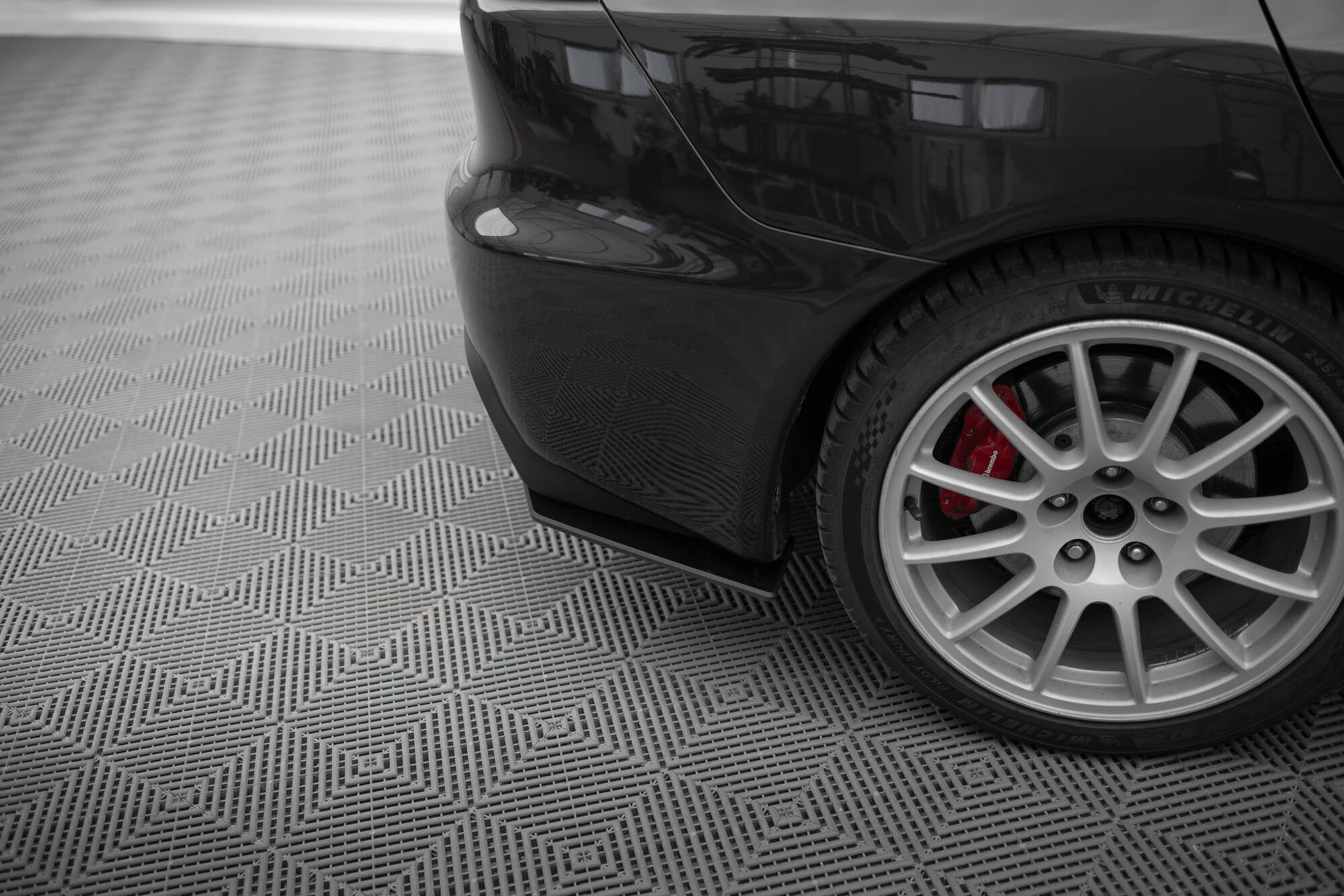 Maxton Design Street Pro Heck Ansatz Flaps Diffusor passend für Mitsubishi Lancer EVO X