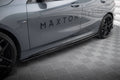 Maxton Design Street+ Seitenschweller Leisten passend für V.1 passend für BMW 1er M-Paket / M135i / 128ti schwarz Hochglanz