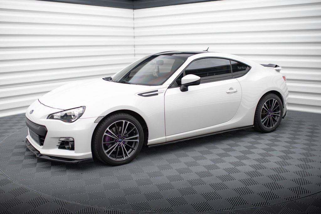 Maxton Design Street+ Seitenschweller Leisten passend für V.1 passend für Subaru BRZ Mk1 / Mk1 Facelift / Toyota GT86 Facelift schwarz Hochglanz