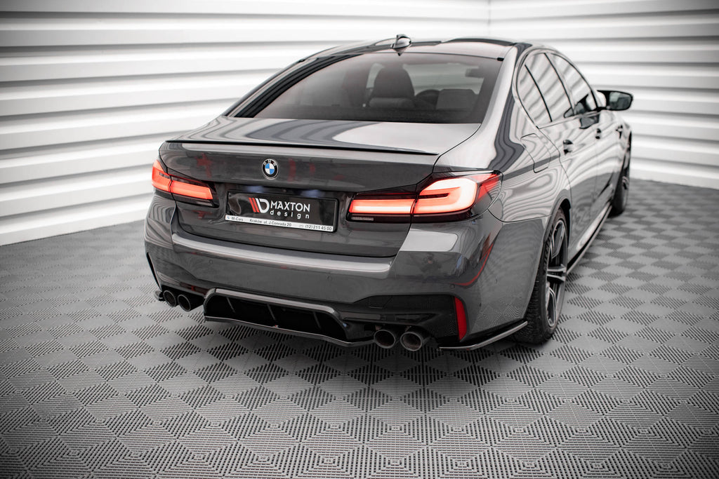 Maxton Design Heckansatz BMW M5 F90 schwarz Hochglanz für BMW M5 F90