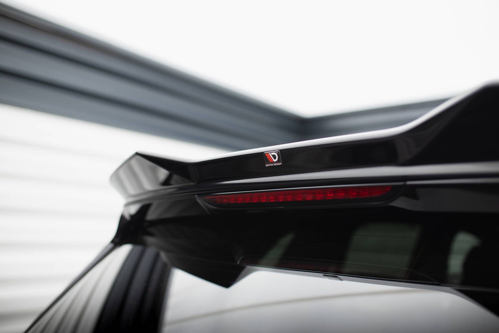 Maxton Design Spoiler CAP 3D V.2 passend für BMW X5 M-Paket G05 schwarz Hochglanz