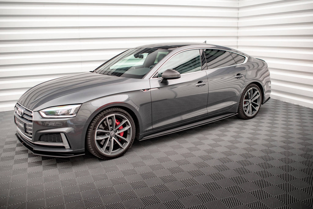 Maxton Design Street Pro Street+ Seitenschweller Leisten passend für Audi A5 S-Line / S5 Sportback F5