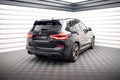 Maxton Design Heck Ansatz Flaps Diffusor passend für BMW X3 M40i / M40d G01 schwarz Hochglanz