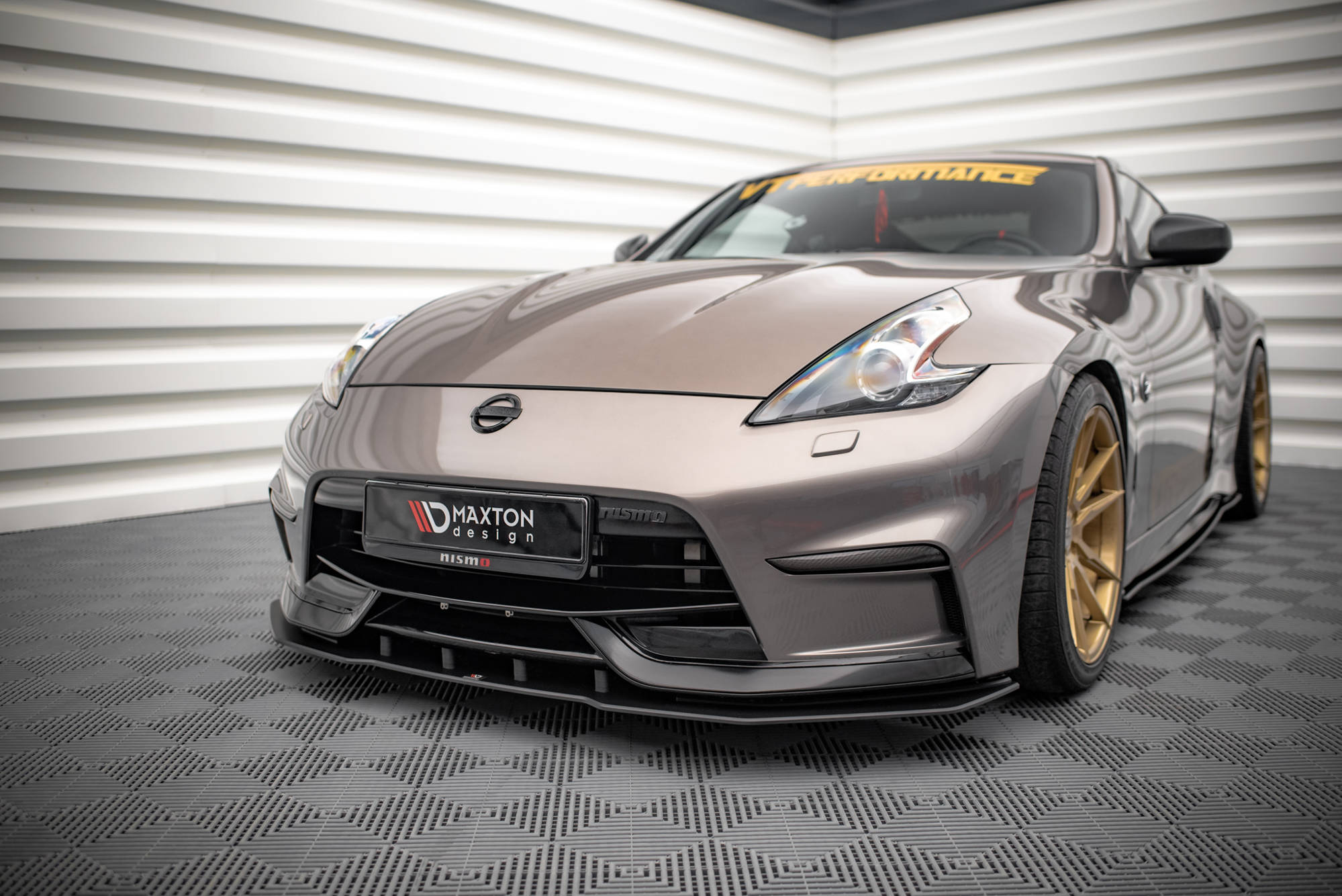 Maxton Design Street Pro Street+ Spoilerlippe Front Ansatz passend für Nissan 370Z Nismo Facelift
