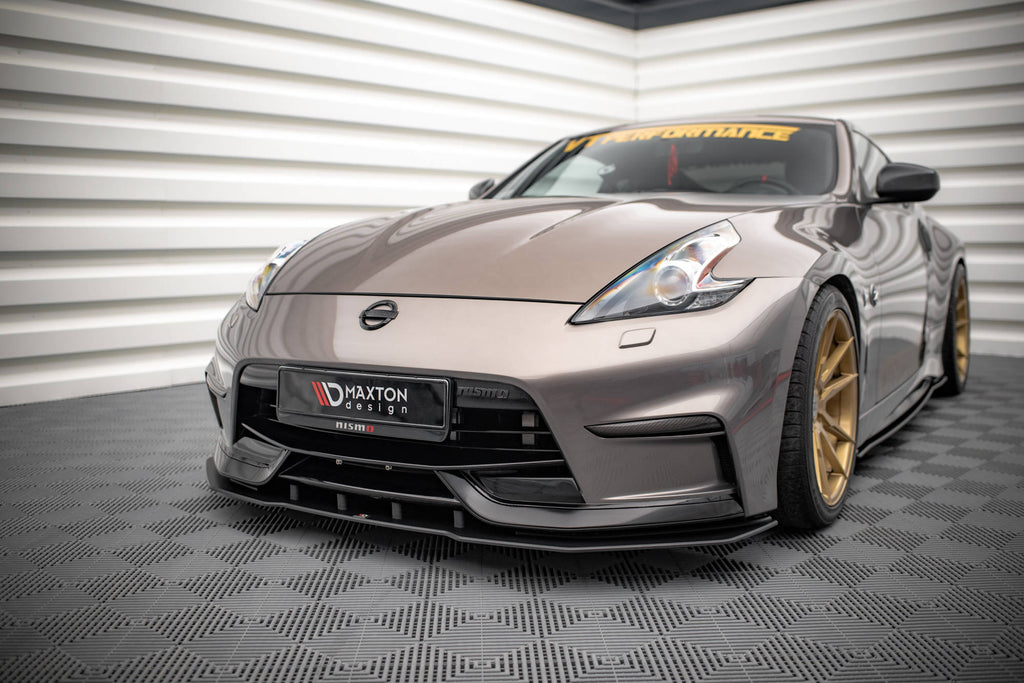 Maxton Design Street Pro Street+ Spoilerlippe Front Ansatz passend für Nissan 370Z Nismo Facelift