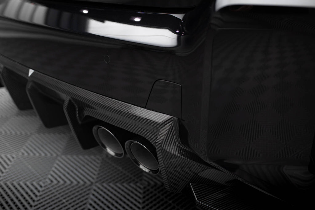 Maxton Design Prepreg Carbon Fiber Diffusor Heck Ansatz passend für BMW M2 G87