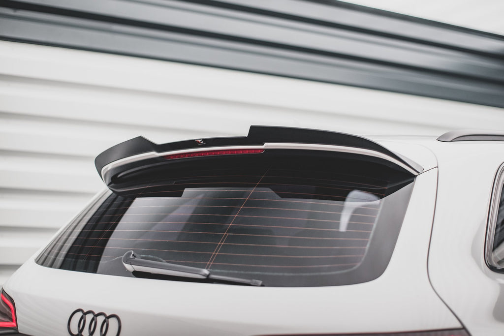 Maxton Design Spoiler CAP passend für Audi SQ5 / Q5 S-Line Mk1 (8R) schwarz Hochglanz