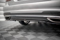 Maxton Design Street+ Mittlerer Diffusor RACE passend für Mercedes-Benz E AMG-Line Limousine W212 Facelift schwarz Hochglanz