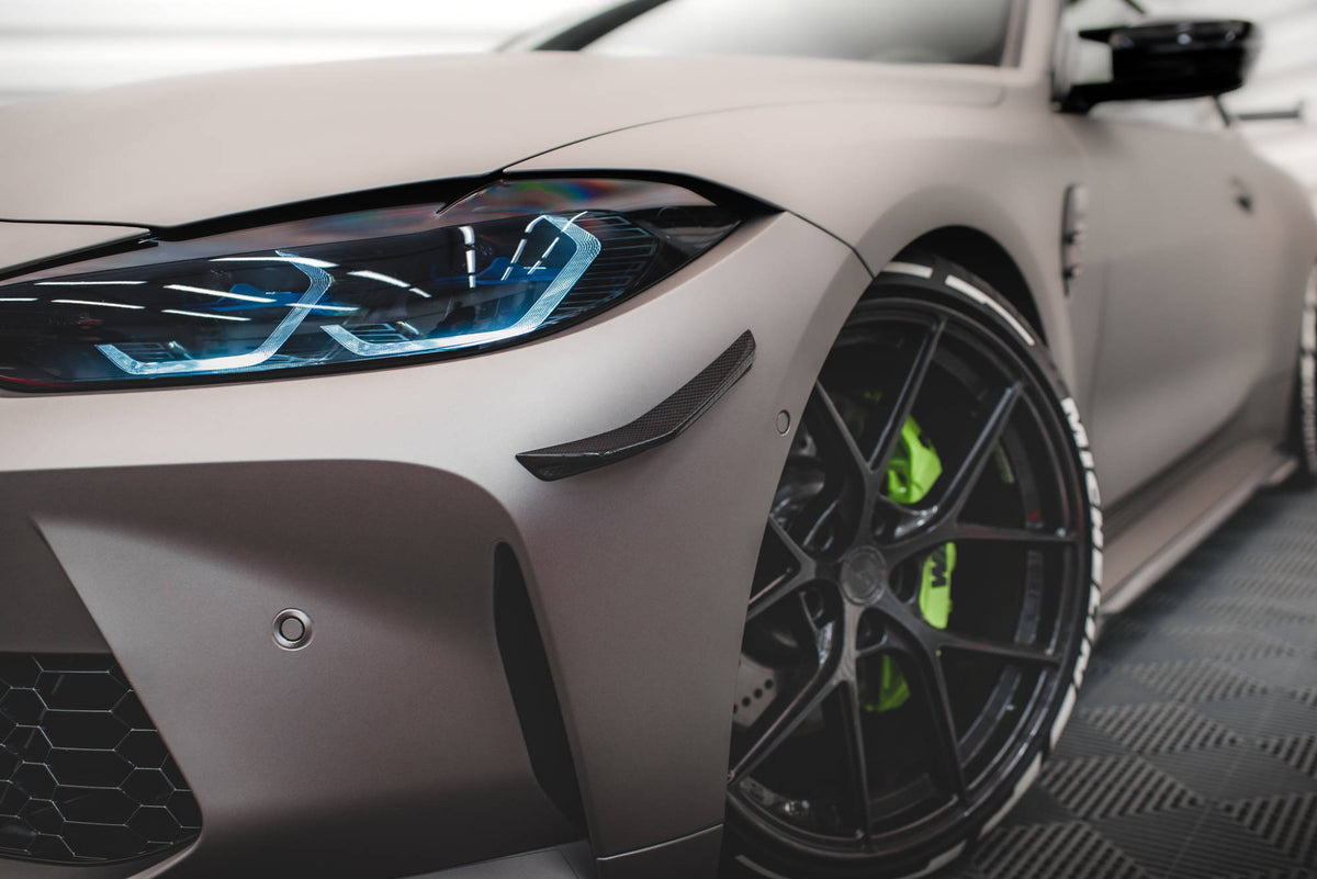 Maxton Design Front Flaps für BMW M4 G82 [2021-] | Carbon Fiber