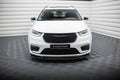 Maxton Design Street+ Spoilerlippe Front Ansatz passend für Chrysler Pacifica Mk2 Facelift schwarz Hochglanz