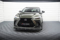 Maxton Design Street+ Spoilerlippe Front Ansatz V.2 passend für Lexus NX F-Sport Mk2 schwarz Hochglanz