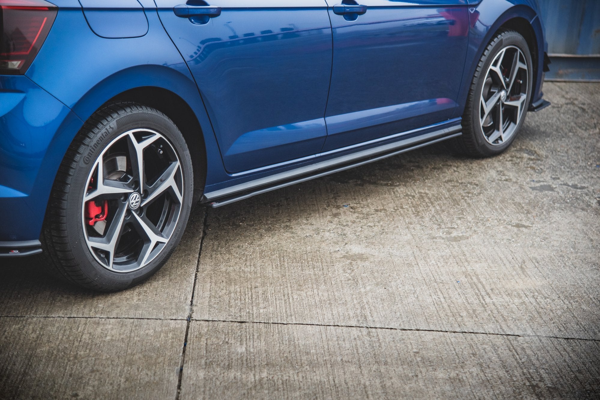 Maxton Design Street Pro Street+ Seitenschweller Leisten passend für VW Polo GTI Mk6