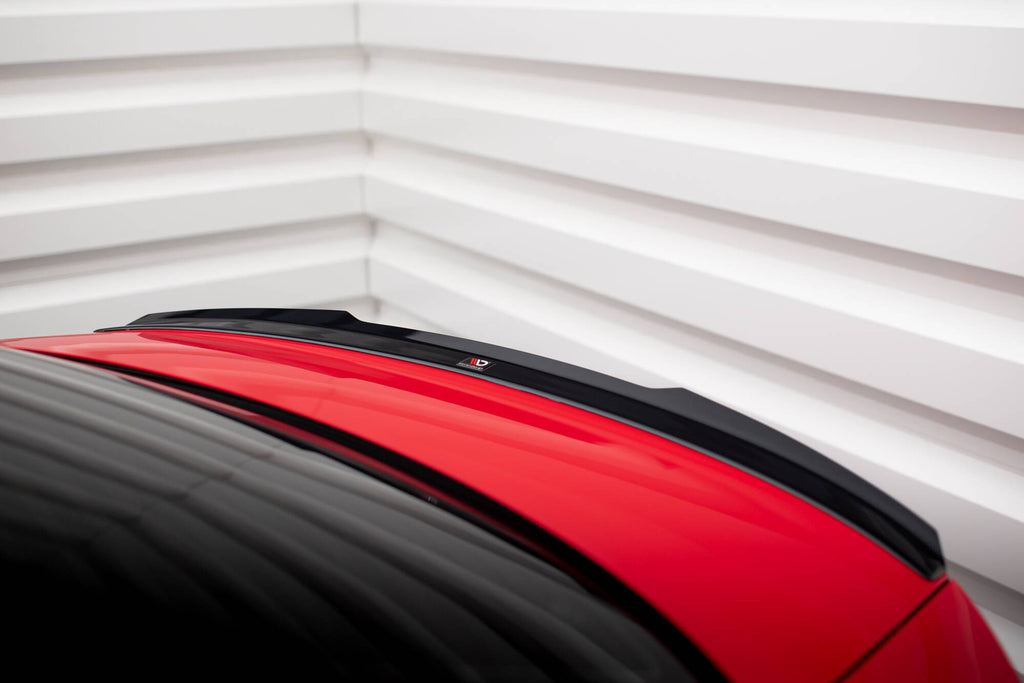 Maxton Design Spoiler CAP passend für Audi A3 / A3 S-Line / S3 / RS3 Limousine 8V schwarz Hochglanz