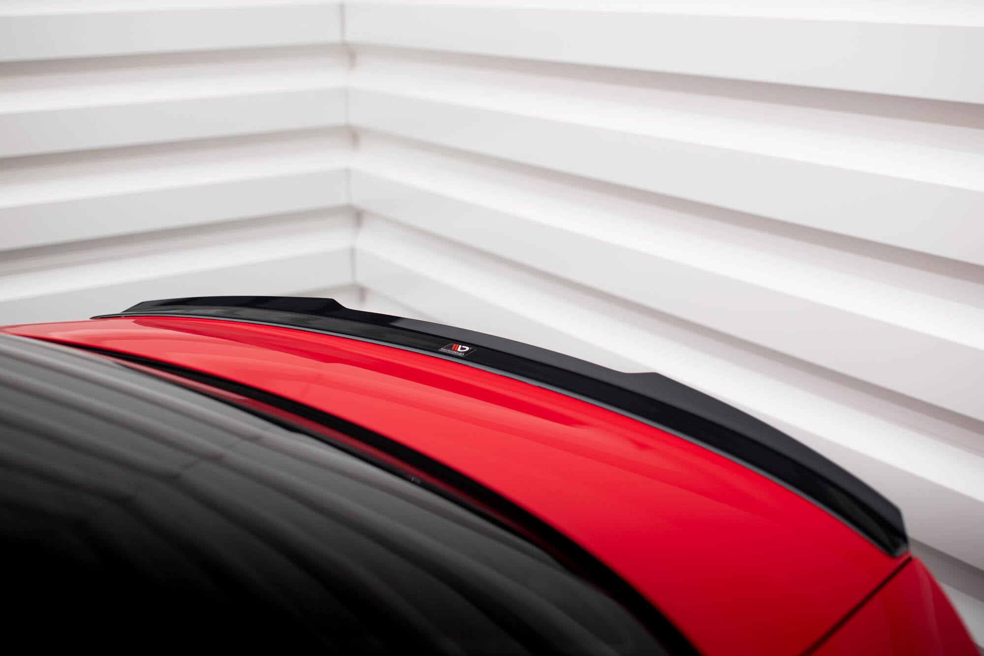 Maxton Design Spoiler CAP passend für Audi A3 / A3 S-Line / S3 / RS3 Limousine 8V schwarz Hochglanz