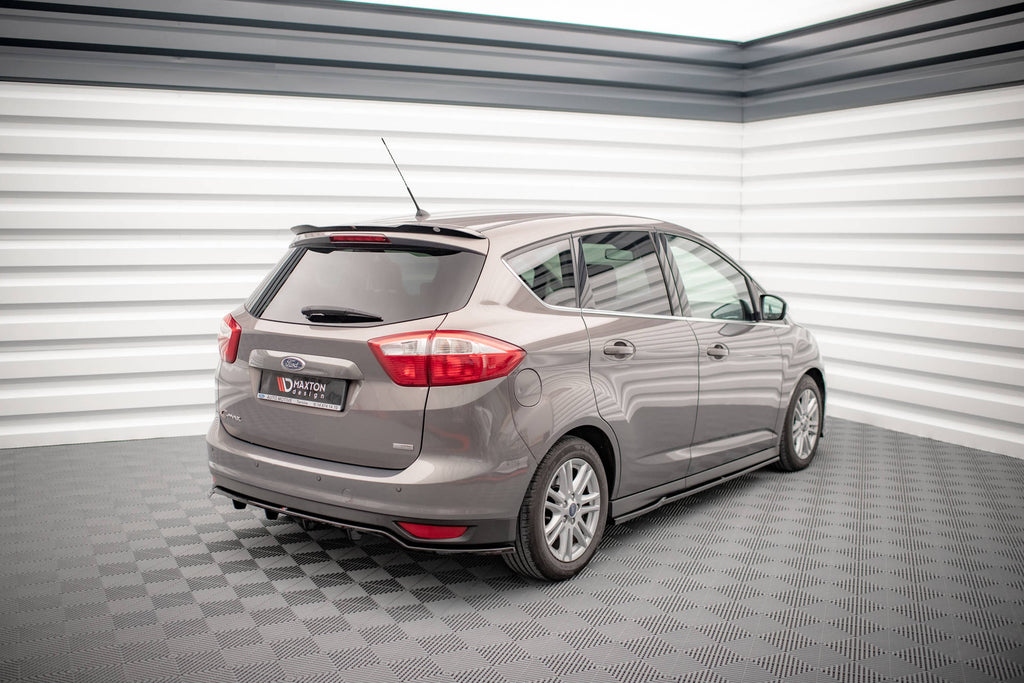 Maxton Design Spoiler CAP passend für Ford C-Max Mk2 schwarz Hochglanz