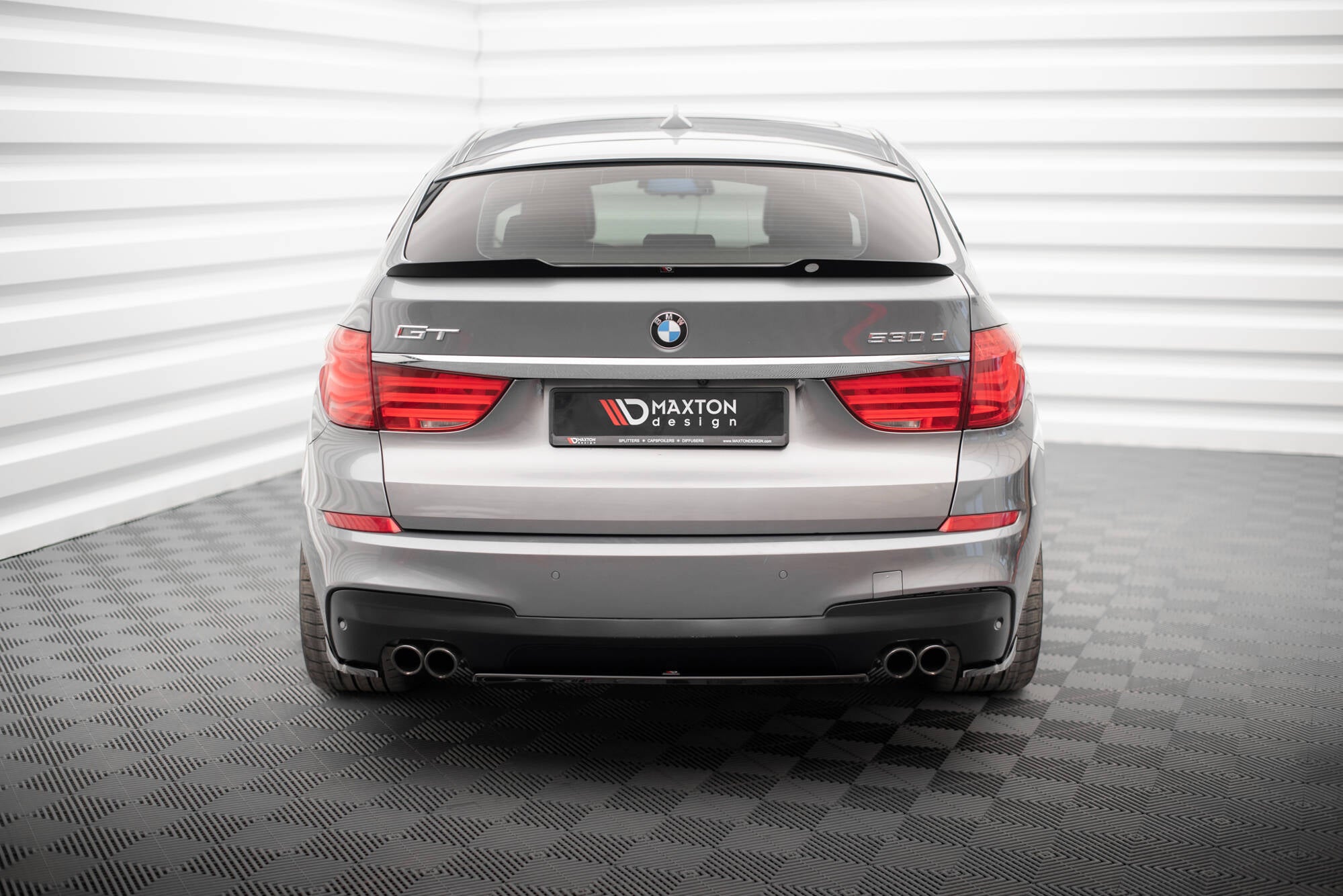 Maxton Design Heckansatz BMW 5er GT M-Paket F07 schwarz Hochglanz für BMW 5er GT F07