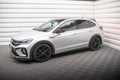 Maxton Design Street+ Seitenschweller Leisten passend für VW Taigo R-Line Mk1 schwarz Hochglanz