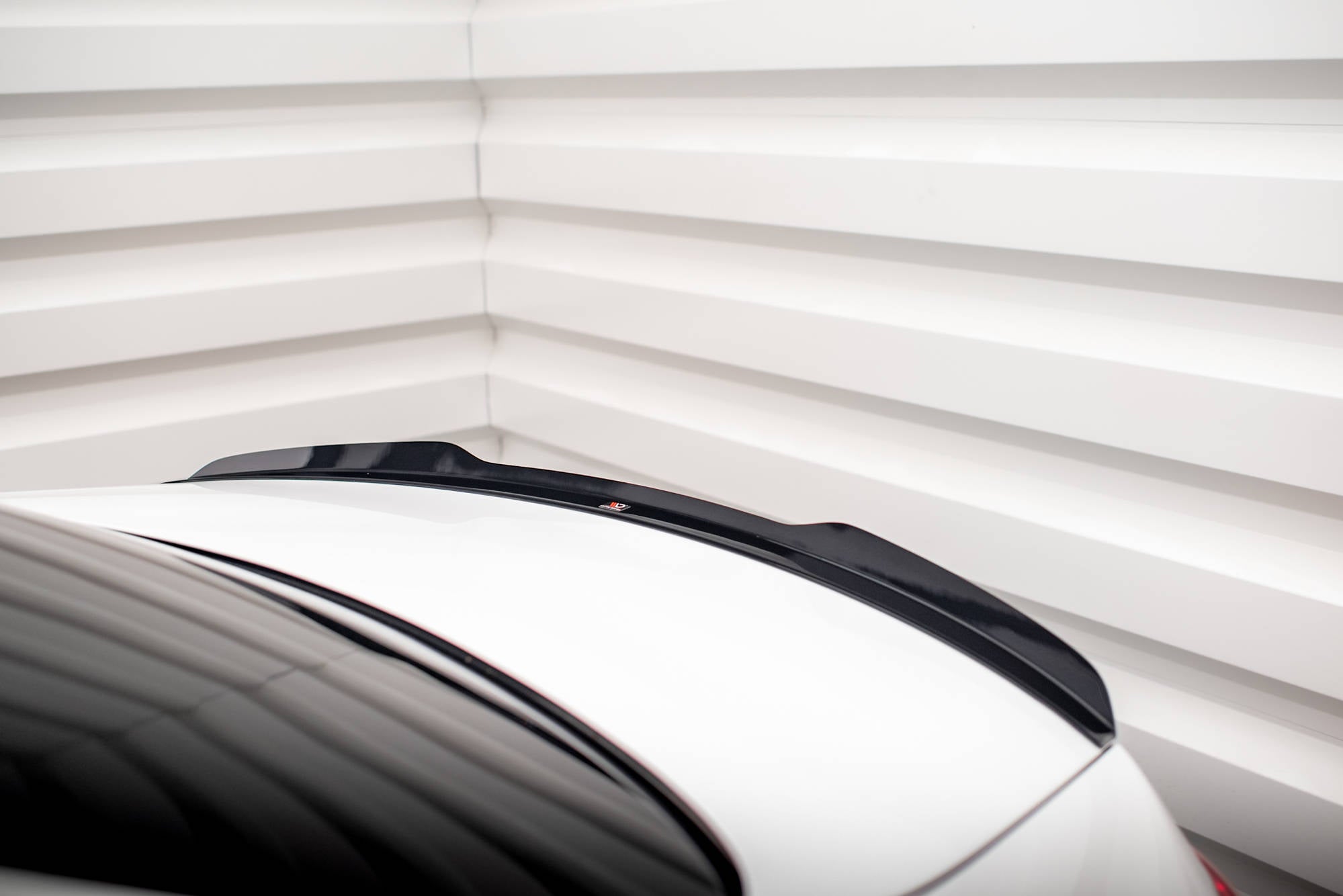 Maxton Design Spoiler CAP passend für Mercedes-Benz E Limousine AMG-Line W213 Facelift schwarz Hochglanz