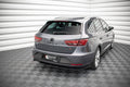 Maxton Design Heck Ansatz Flaps Diffusor V.1 passend für Seat Leon FR Sportstourer Mk3 schwarz Hochglanz