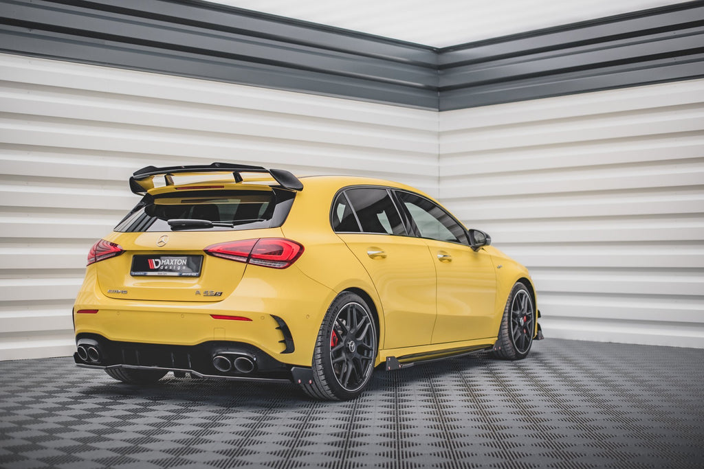 Maxton Design Heckansatz + Flaps Mercedes-AMG A 45 S Aero Pack W177 für Mercedes-Benz A Klasse W177