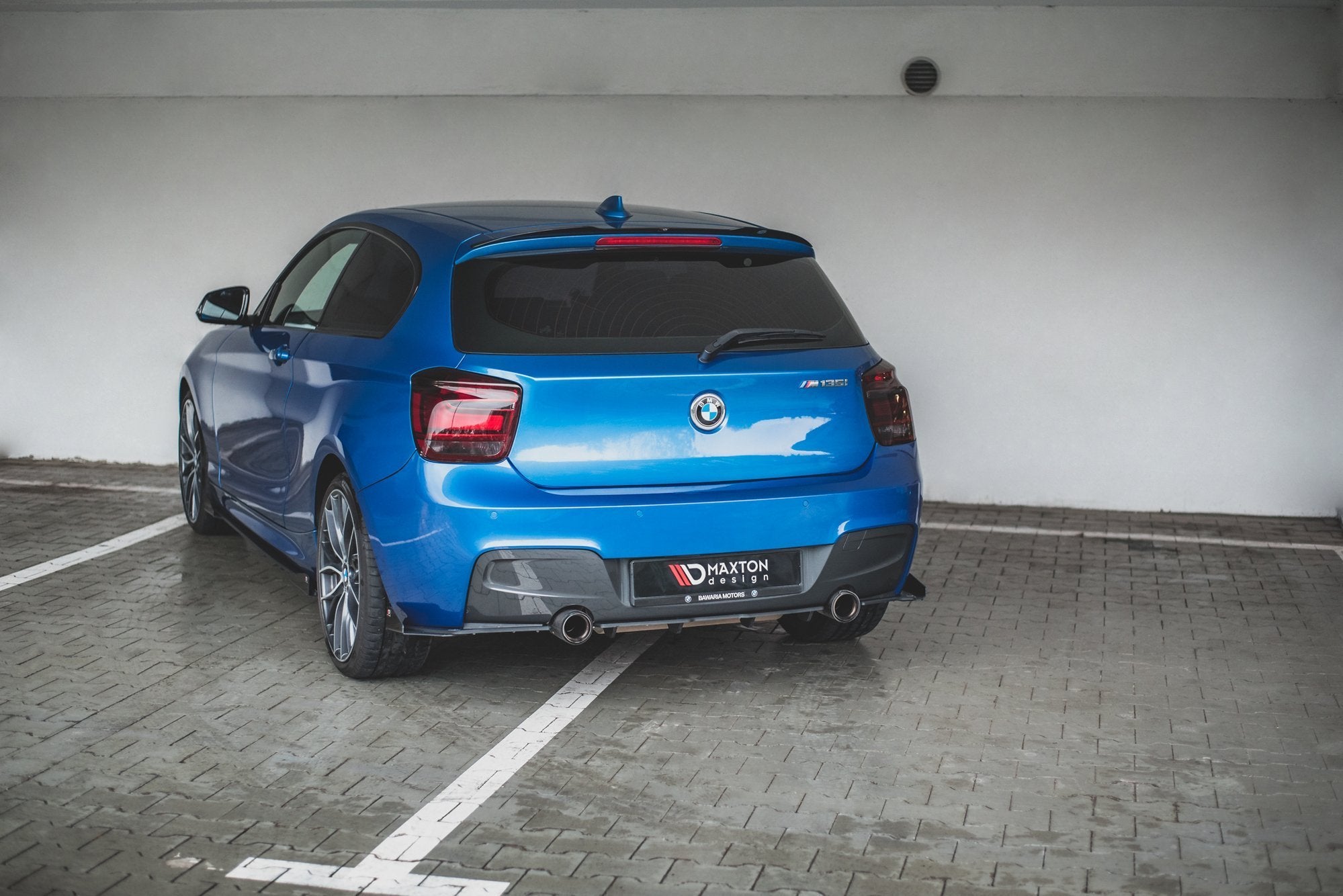 Maxton Design Street Pro Heckschürze passend für BMW M135i F20