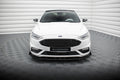 Maxton Design Street Pro Street+ Spoilerlippe Front Ansatz + Flaps passend für Ford Mondeo Sport Mk5 Facelift / Fusion Sport Mk2 Facelift schwarz Hochglanz