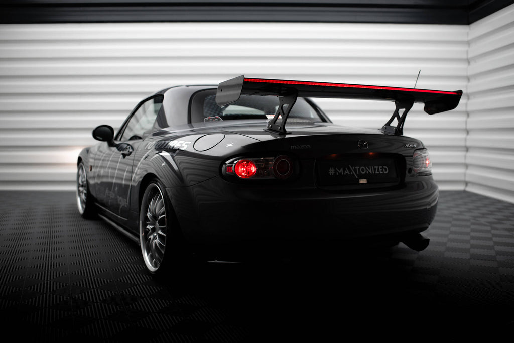 Maxton Design Carbon Spoiler+ LED Mazda MX5 Hardtop NC(MK3) für Mazda MX-5 Mk3 (NC)