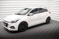 Maxton Design Street+ Seitenschweller Leisten passend für Hyundai I20 Mk2 Facelift schwarz Hochglanz