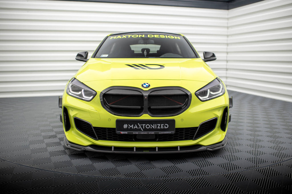 Maxton Design Carbon Fiber Front Bumper Wings (Canards) Prepreg BMW 1er M-Paket / M135i / 128ti F40 für BMW 1er F40