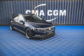 Maxton Design Street+ Spoilerlippe Front Ansatz V.2 passend für VW Passat B8 schwarz Hochglanz