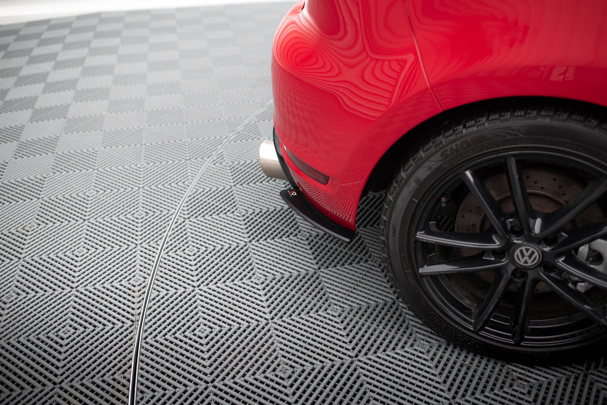 Maxton Design Street Pro Heck Ansatz Flaps Diffusor passend für VW Golf GTI Mk6