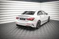 Maxton Design Heckscheiben Spoiler passend für Mercedes A AMG-Line / A35 Limousine V177 schwarz Hochglanz