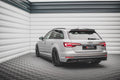 Maxton Design Spoiler CAP V.2 passend für Audi S4 / A4 S-Line Avant B9 schwarz Hochglanz