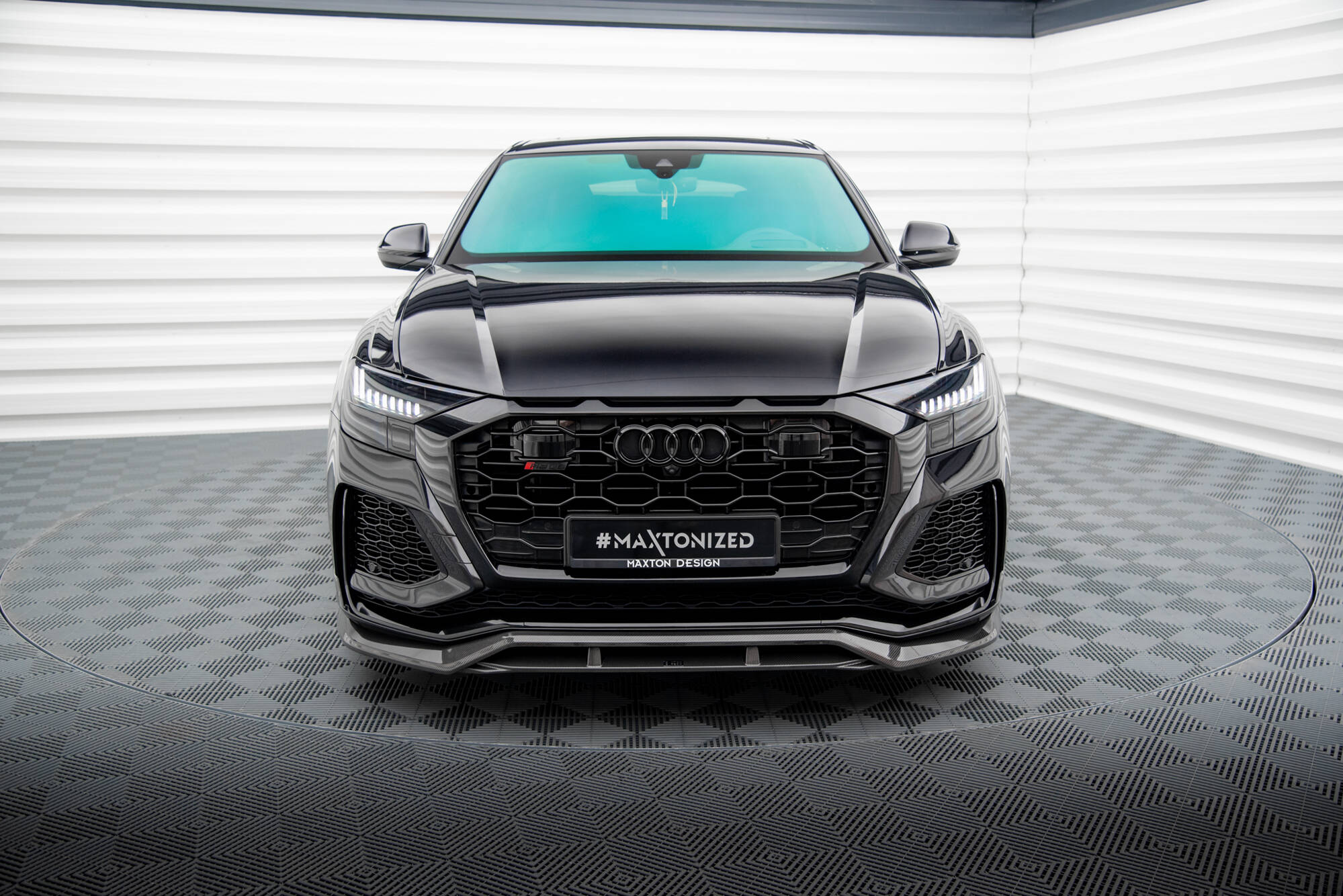 Maxton Design Set of Carbon Splitters Audi RSQ8 Mk1 schwarz matt für Audi