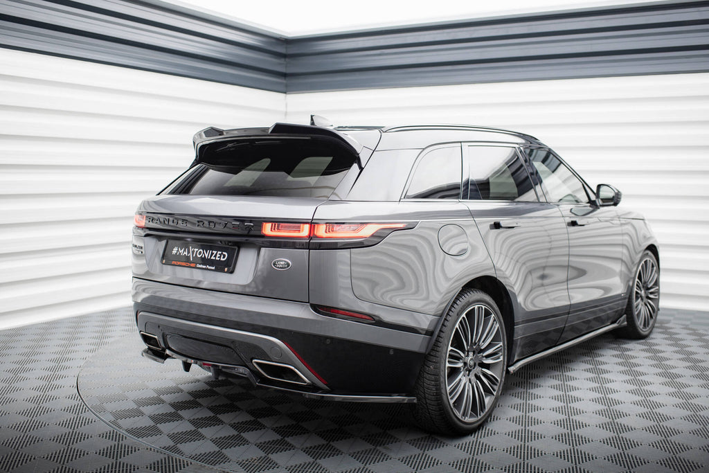 Maxton Design Spoiler CAP 3D passend für Land Rover Range Rover Velar R-Dynamic Mk1 schwarz Hochglanz