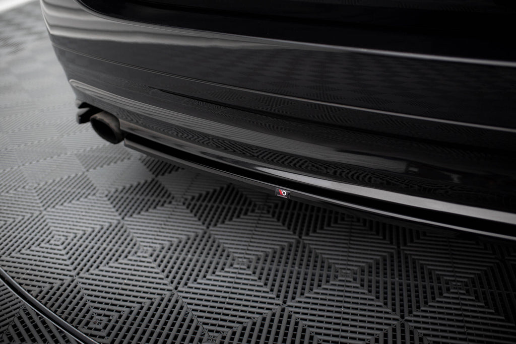 Maxton Design Heck Ansatz Flaps Diffusor passend für BMW 3er Touring E91 schwarz Hochglanz